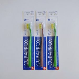 NEW Curaprox Toothbrush Set of 3 Smart Ultrasoft